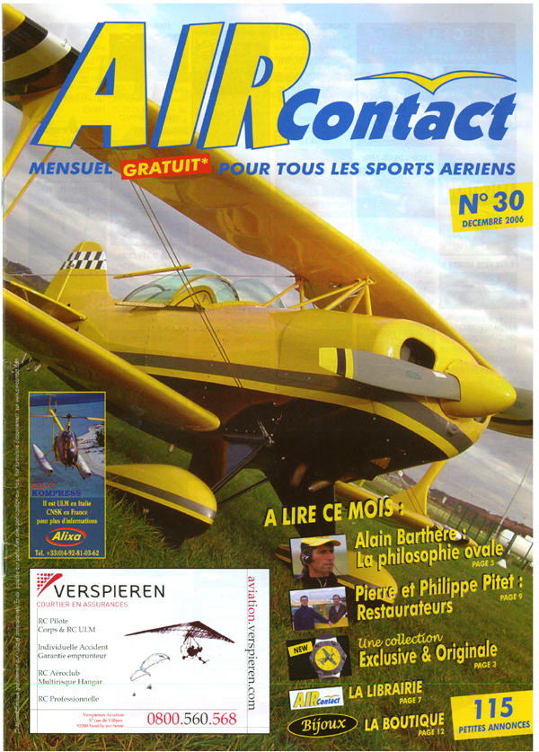 Pitet Air Service<br>Air Contact - numéro 30 (Décembre 2006)