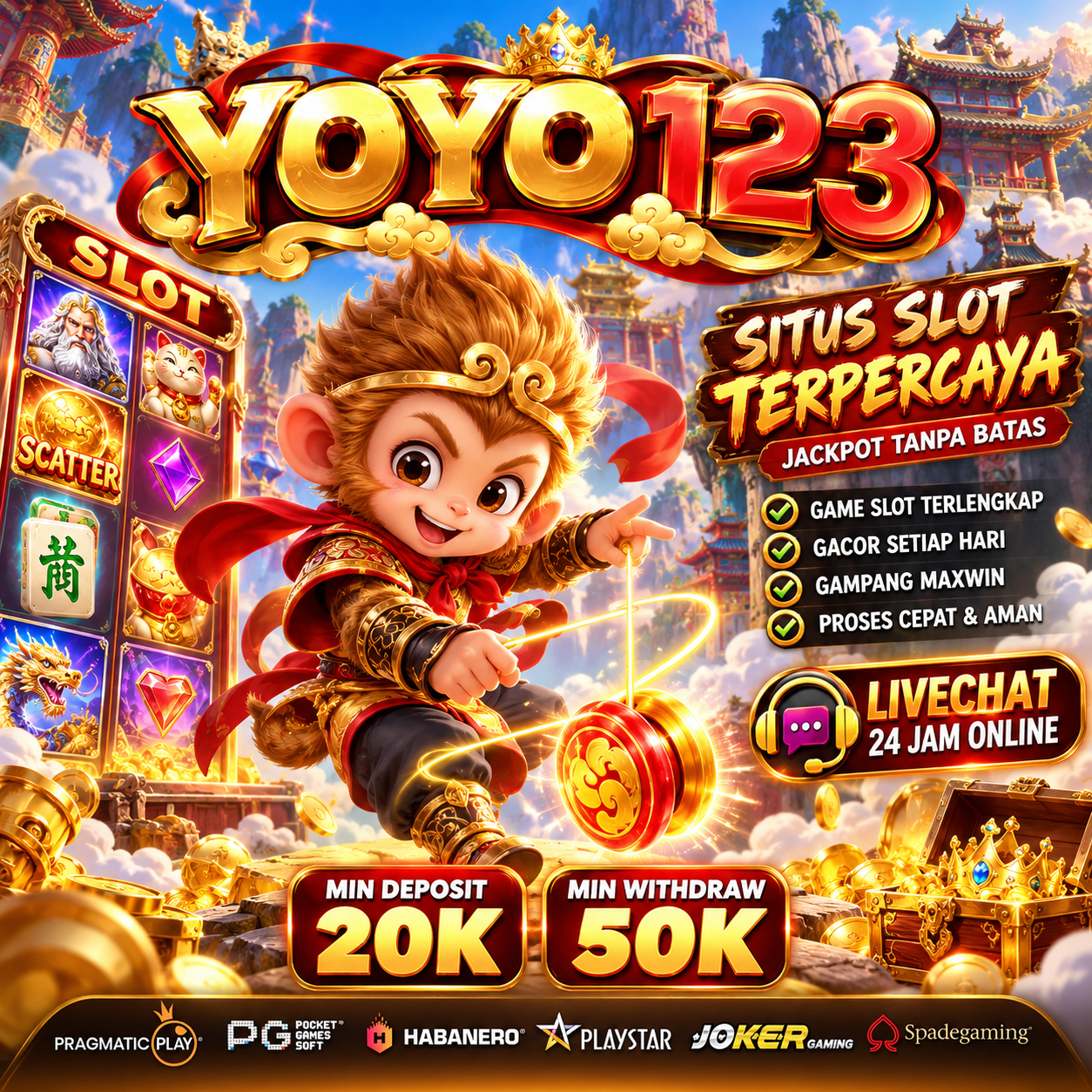 YOYO123 | Merupakan Permainan Slot Digital Dengan Tampilan Berbeda Beda Di Setiap Permainan